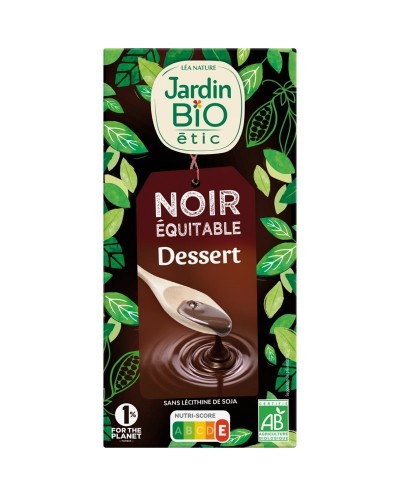 Chocolate negro 52% cacao JARDIN BIO 170 gr