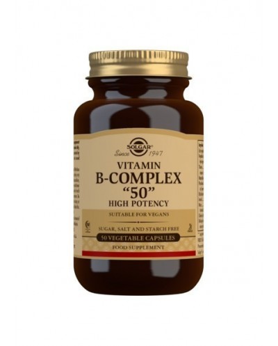 Vitamina B-Complex "50" SOLGAR 50 capsulas