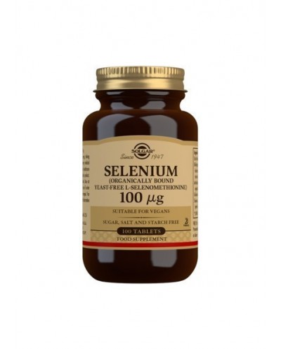 Selenium 100 mg SOLGAR 100 comprimidos