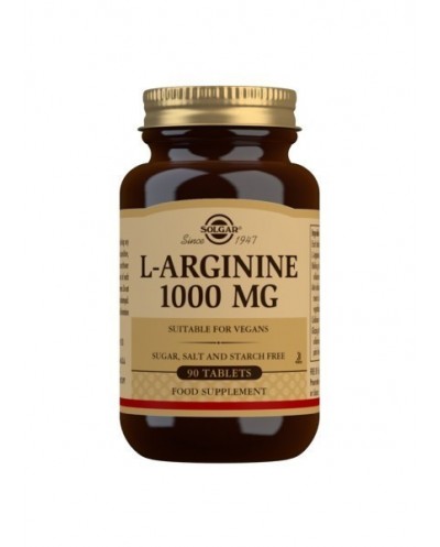 L-Arginina 1000mg SOLGAR 90 comprimidos