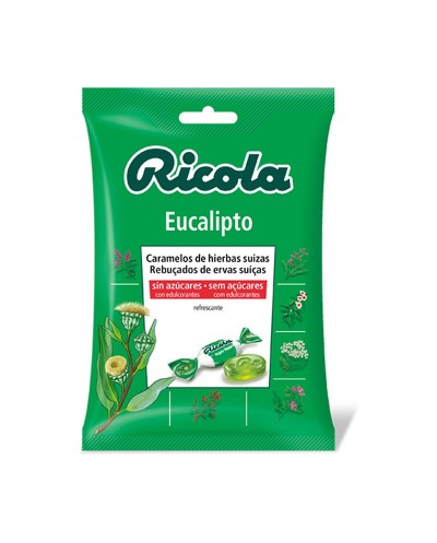 Bolsa sin azucar eucalipto RICOLA 70 gr